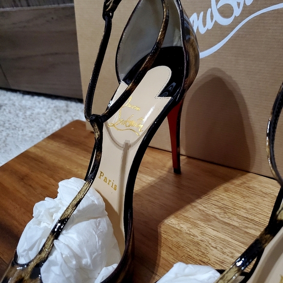 NIB Christian Louboutin Senora Leopard Pump - Picture 2 of 6